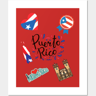 I love peurto Rico _peurto Rico flag Posters and Art